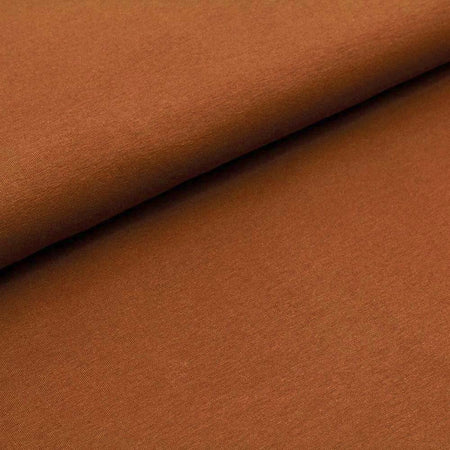 Jersey di bambù biologico Fairtrade, marrone fulvo