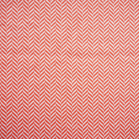 Fairtrade Bio Jacquard Fischgrät koralle (GOTS)