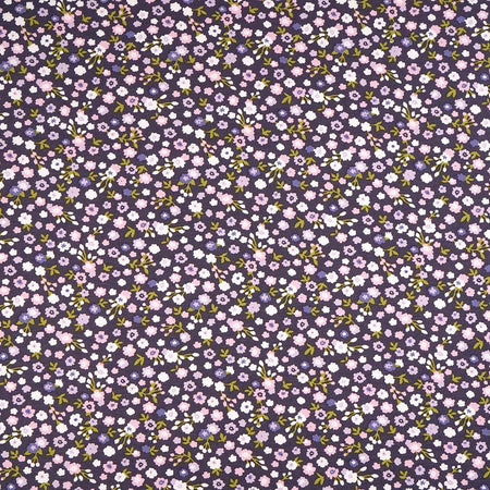 Reststück 21cm - Fairtrade Biojersey Streublümchen (GOTS)