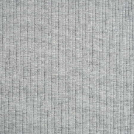 Fairtrade Bio Rib Jersey grau