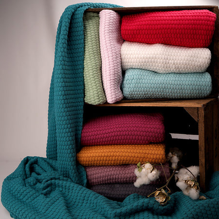 Fairtrade biologica estate maglia bolle lampone