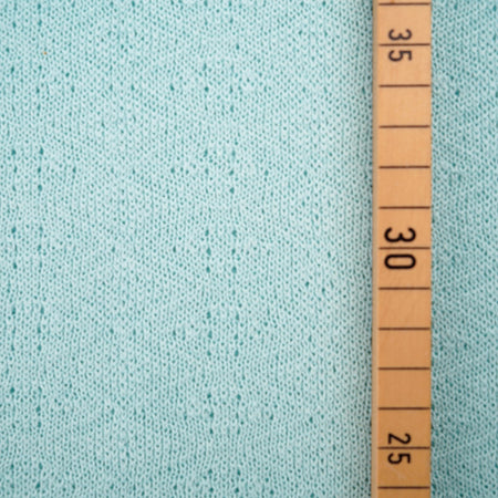 FAIRTRADE BIANCO Summer Estate Knit Diamond Mint