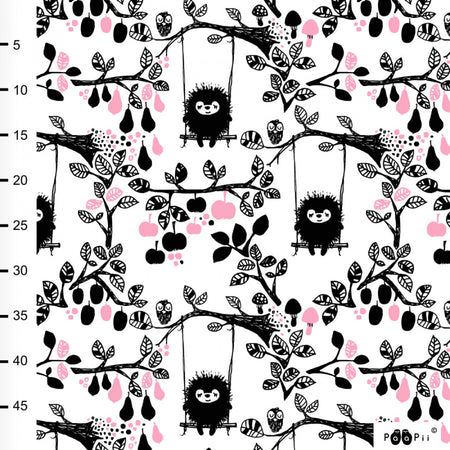 Fairtrade Bio Baumwoll Satin Siiri rosa