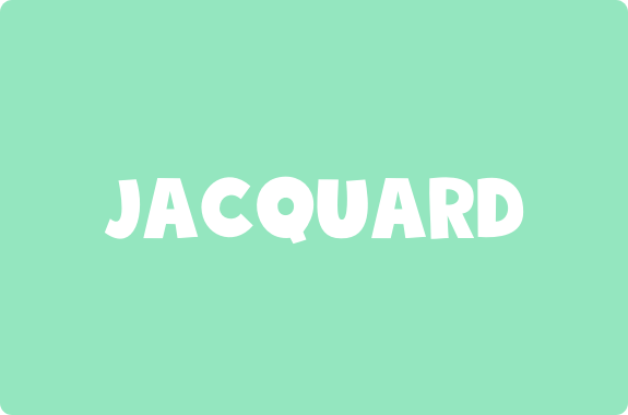 Stofflexikon Banner Jacquard