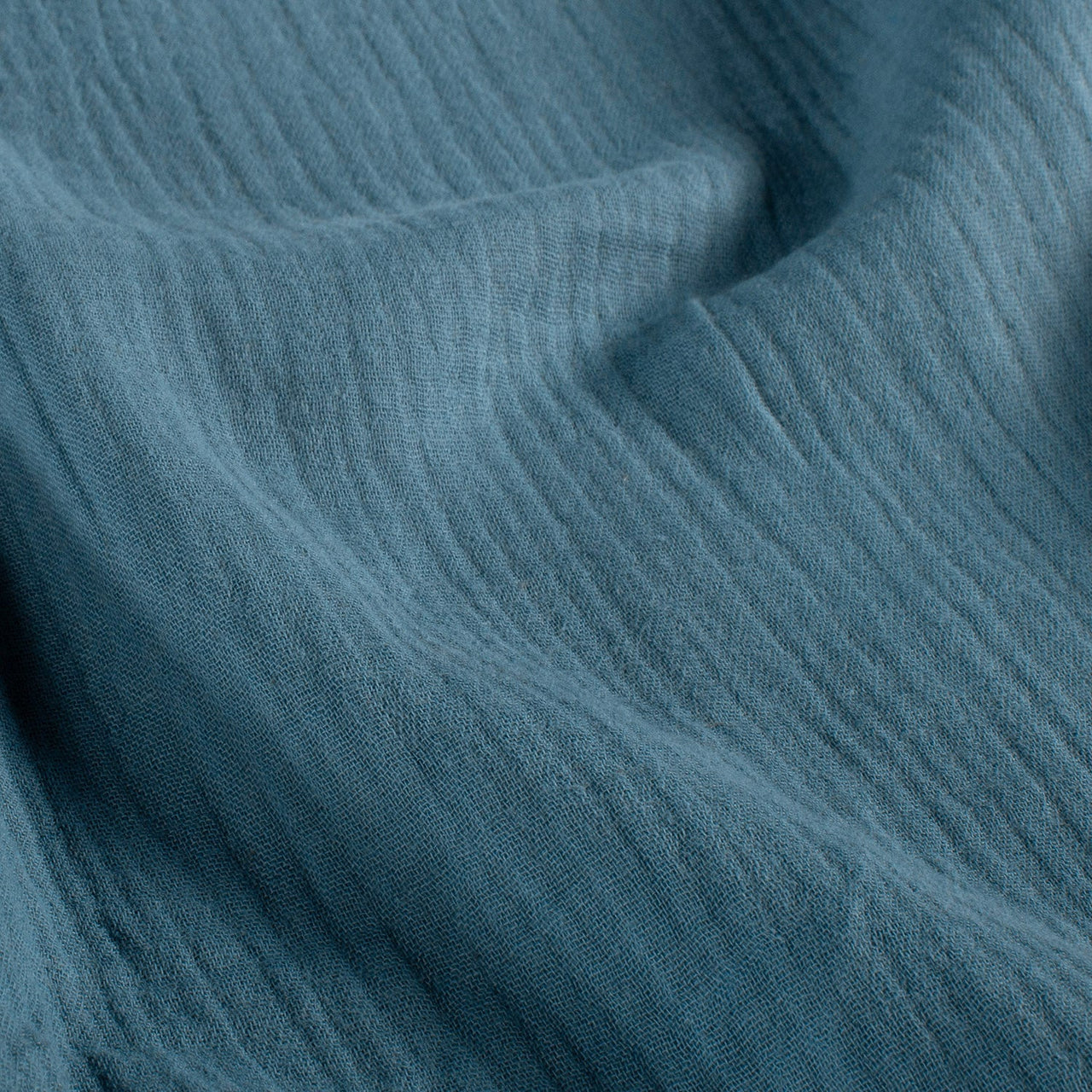 indigoblauer Baumwollmusselin
