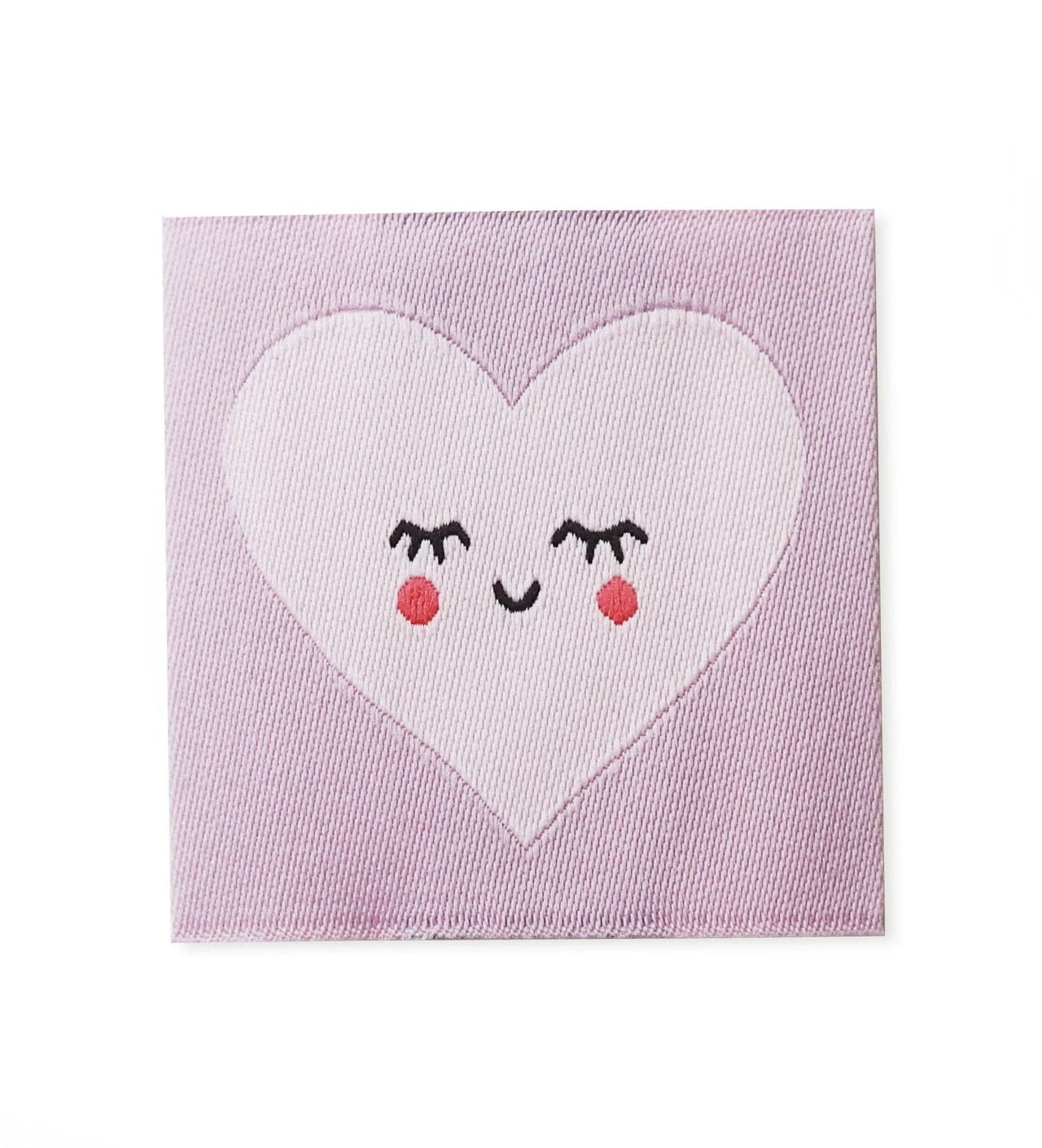 Weblabel *Herz mit Gesicht*