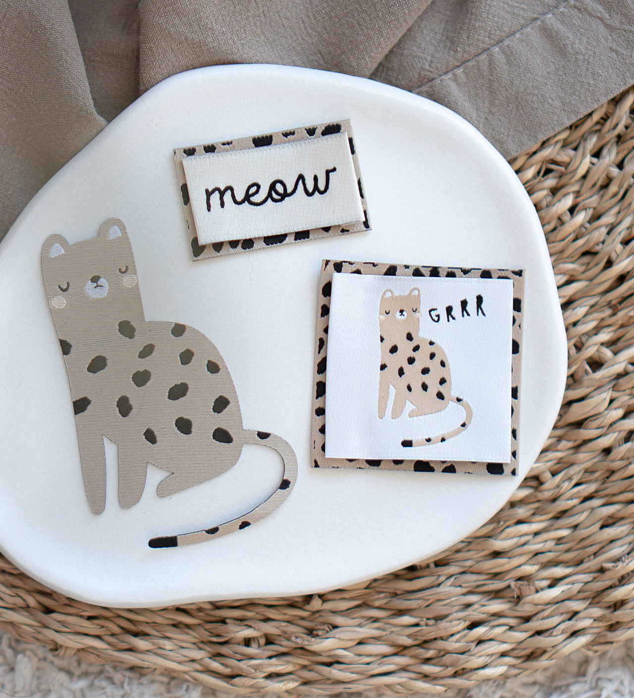 Weblabel - leopard *grrr*