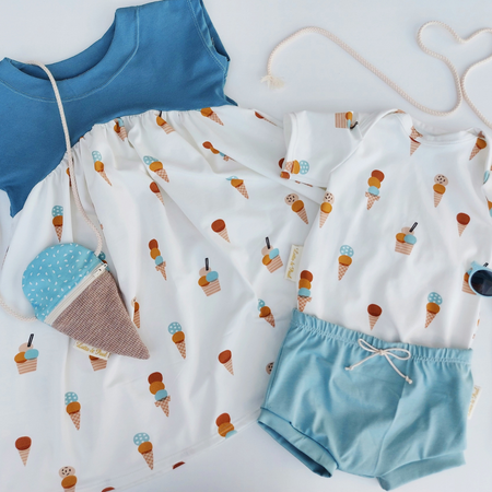 Fairtrade Biojersey Karamelleis (GOTS)