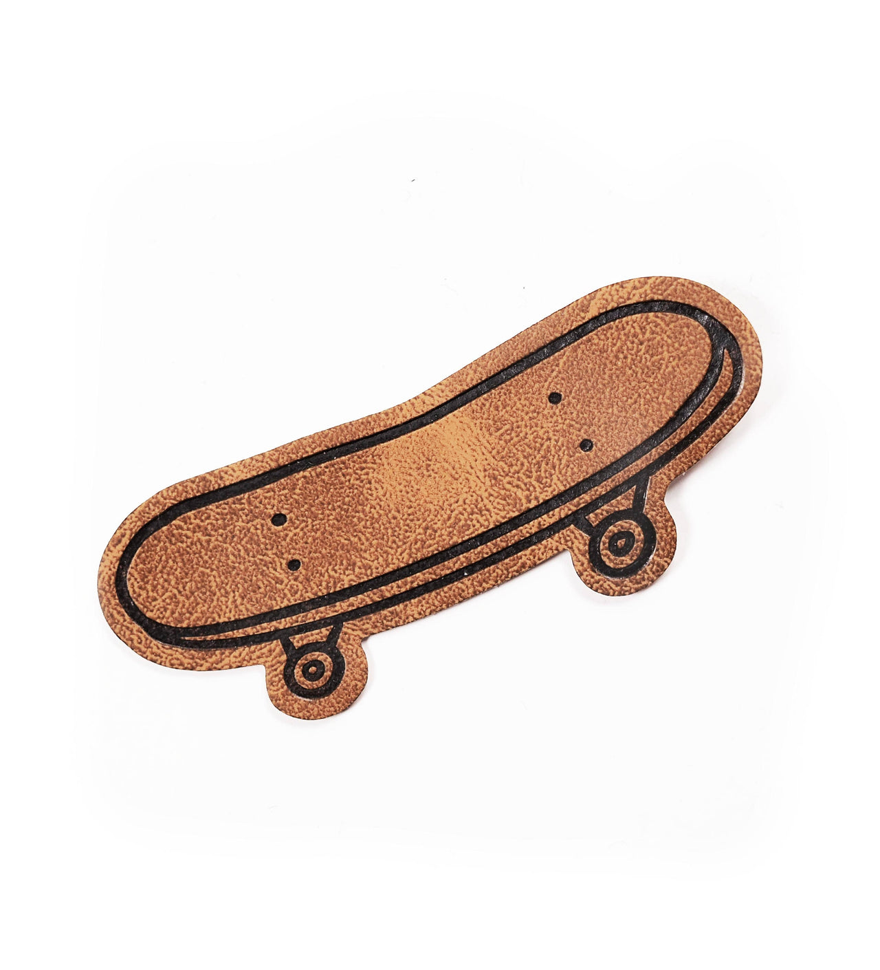 Kunstlederlabel - skateboard *iron-on*