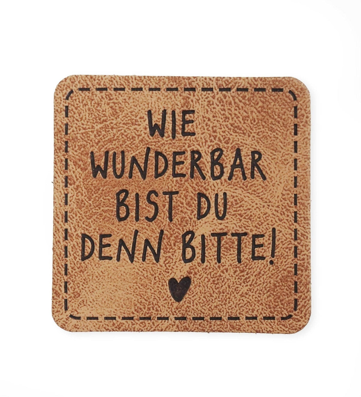 Kunstlederlabel - wie wunderbar bist du denn bitte? *iron-on*