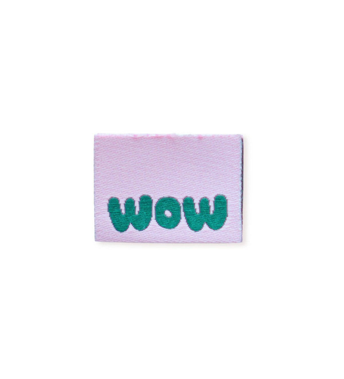 Klapp-Weblabel - WOW / MOM