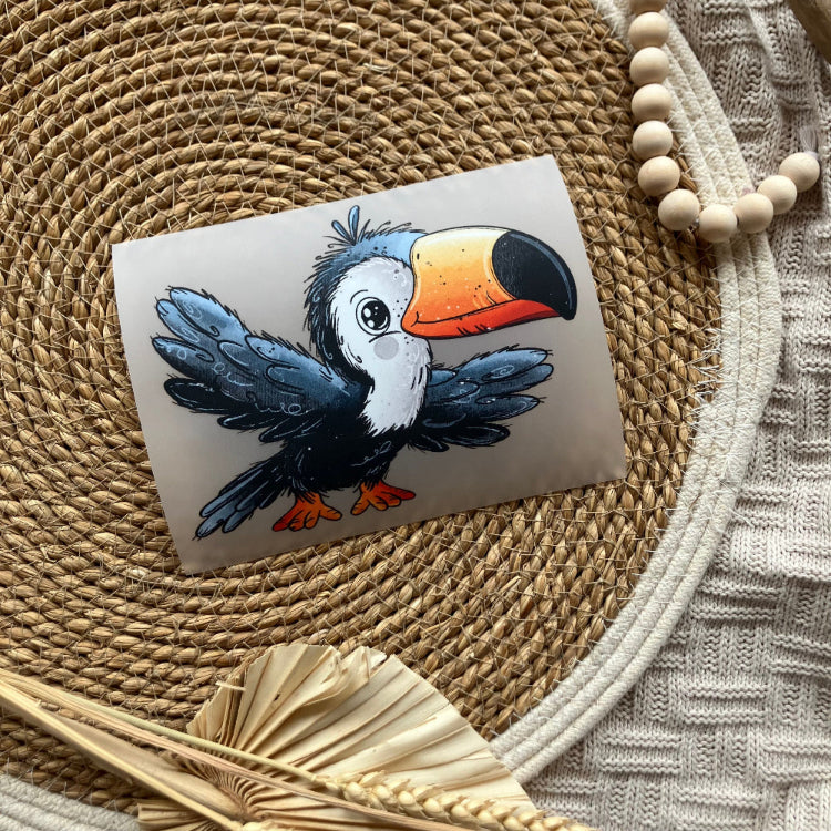 Bügelbild Faybee Tukan