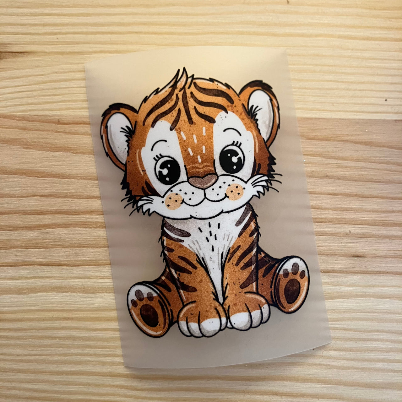 Bügelbild Kleiner Tiger