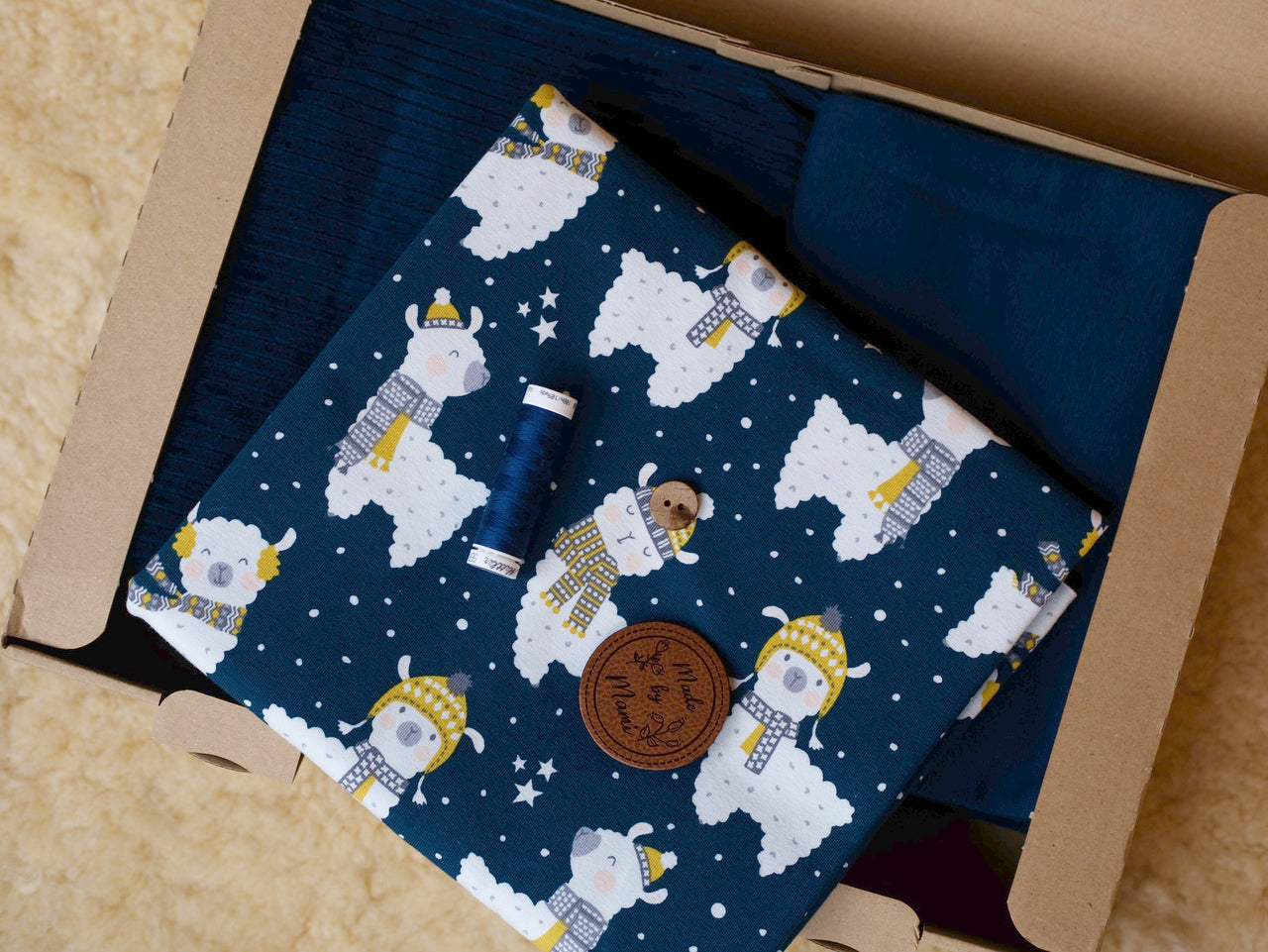 DIY-Schächteli Lama acqua di notte