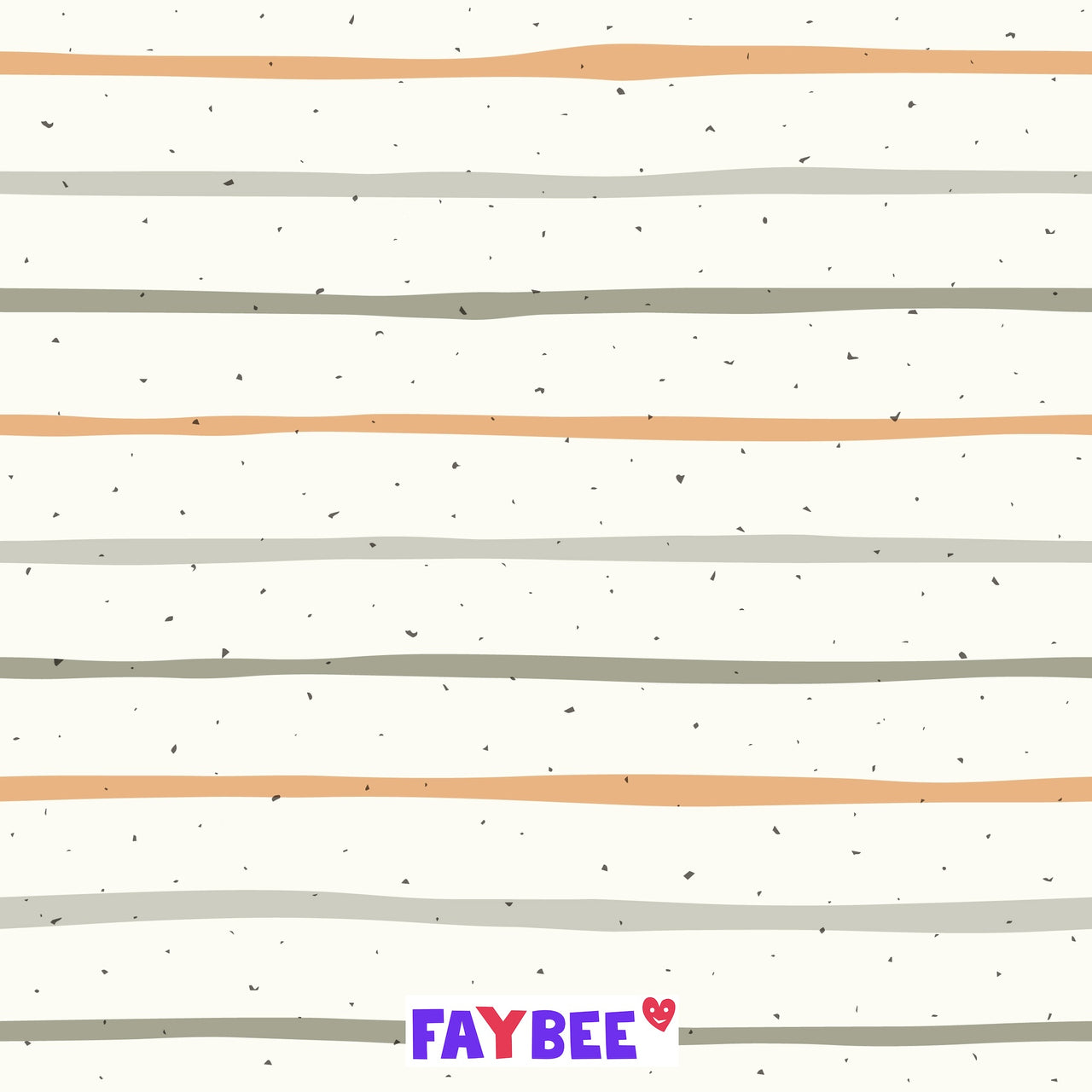 Fairtrade Biojersey Füchslein Streifen hell (GOTS)