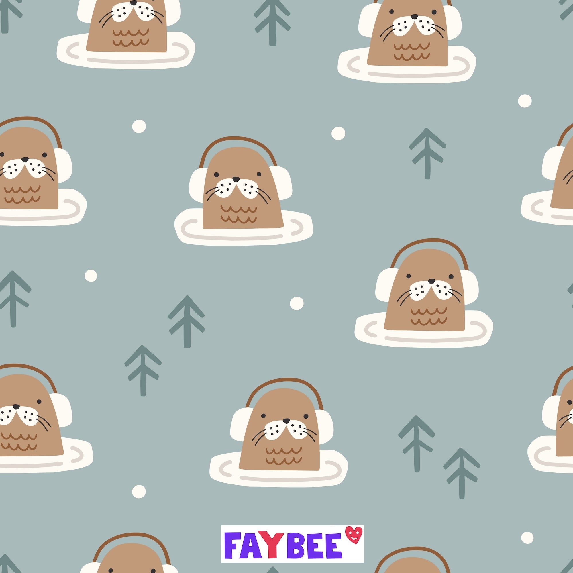 Fairtrade Bio French Terry Roni Robbe blau (GOTS)