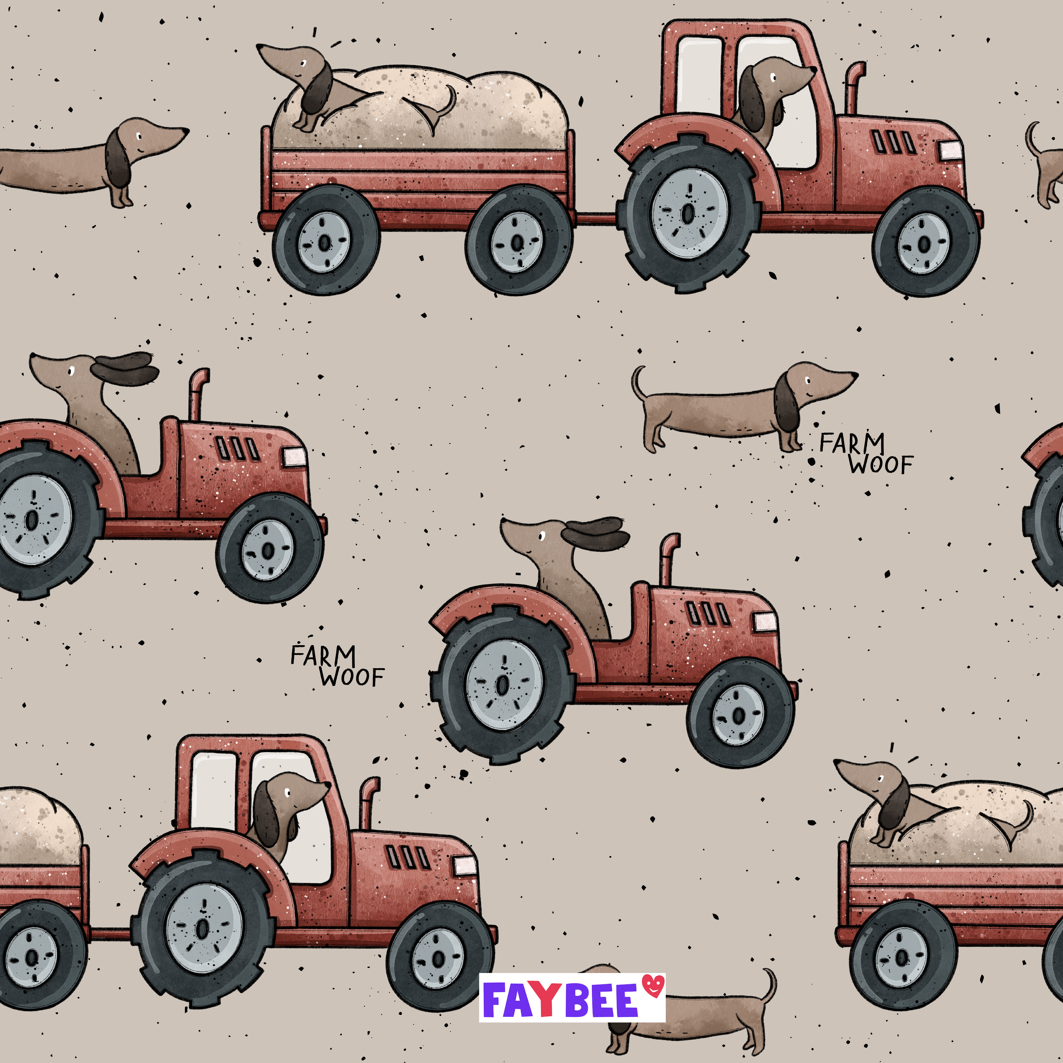 French terry biologico Fairtrade piccolo leopardato (GOTS)