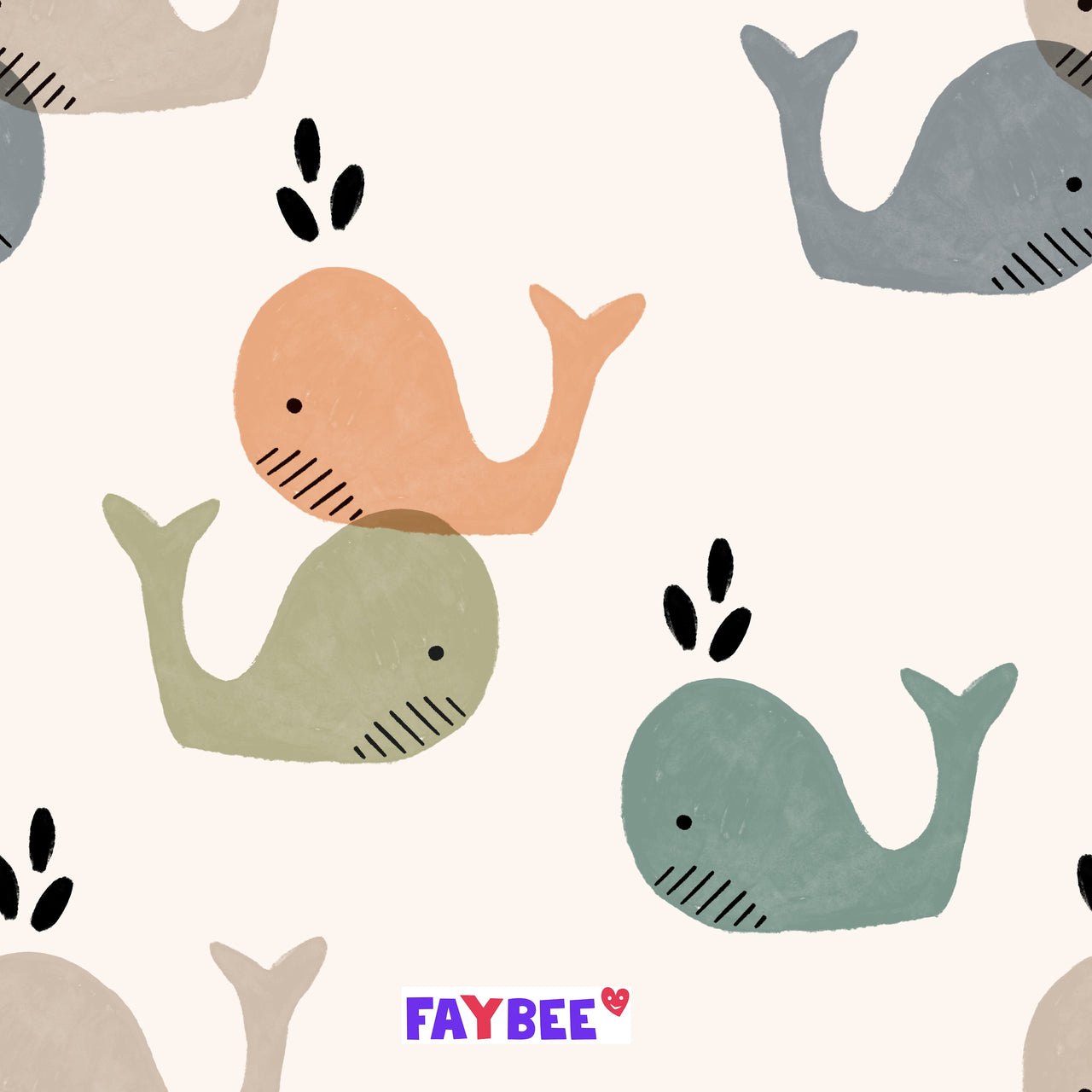 Fairtrade Biojersey Walgeschichten (GOTS)