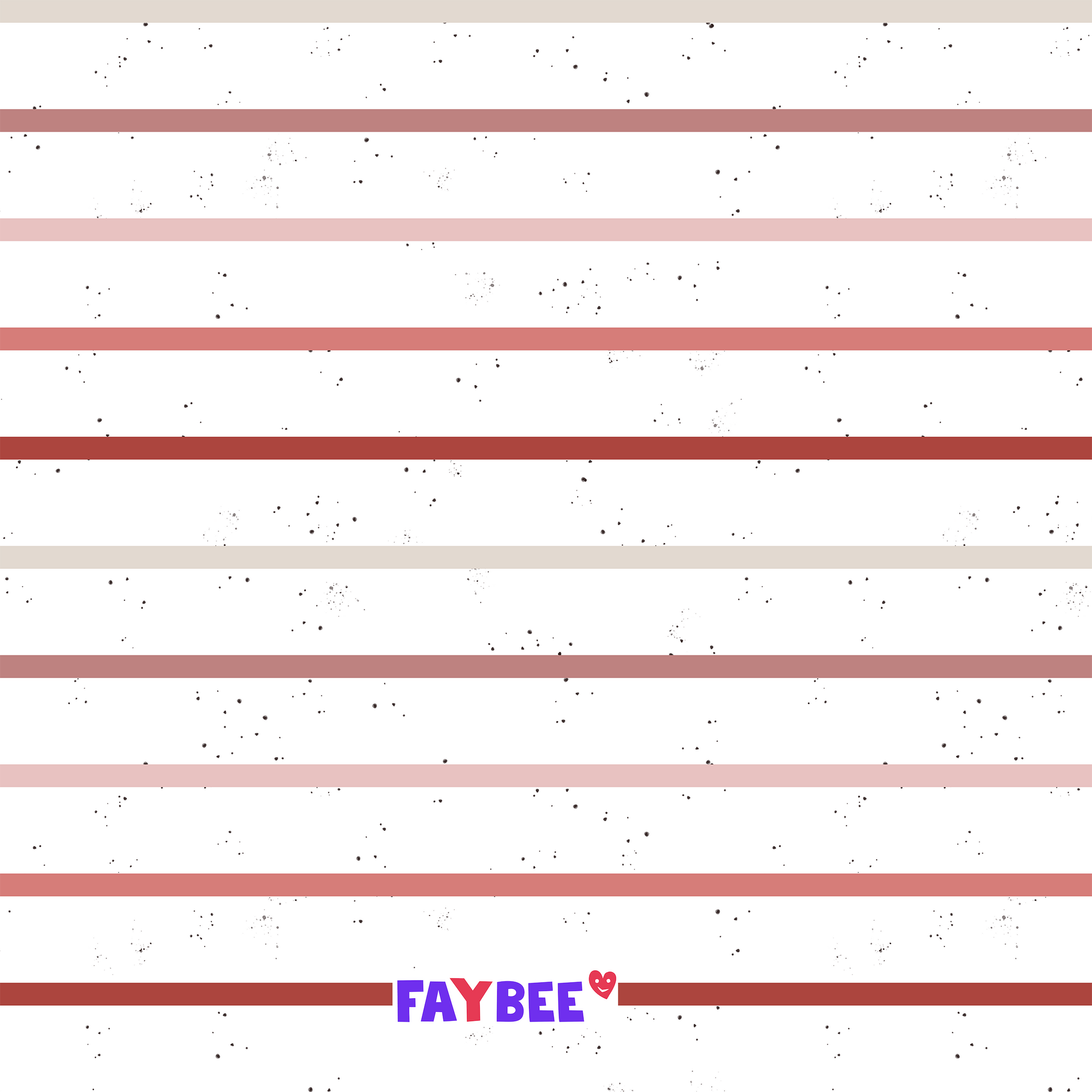 Fairtrade Biojersey Flamingo beige Kombi (GOTS)