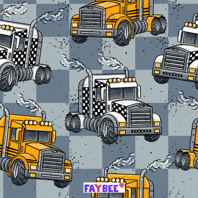 Fairtrade Bio French Terry Big Trucks (GOTS)
