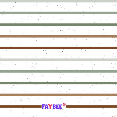 Fairtrade Biojersey Streifen grün-braun