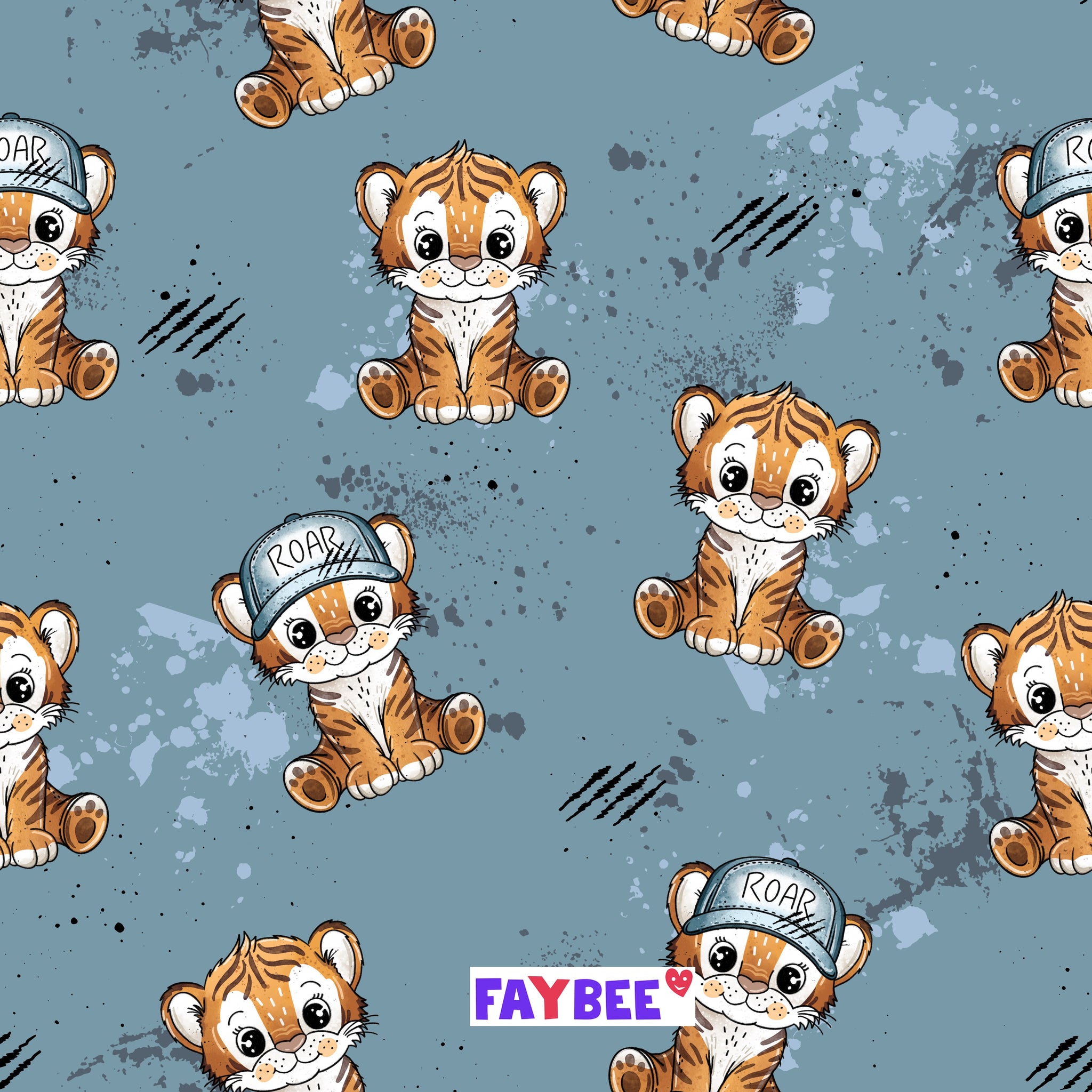 French terry biologico Fairtrade piccolo leopardato (GOTS)