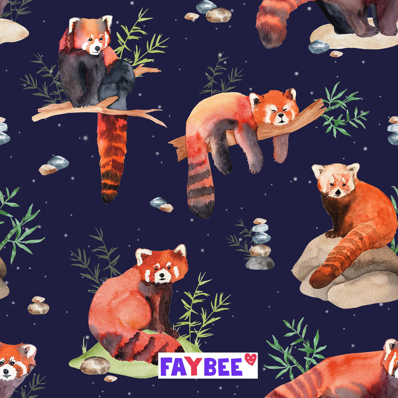 VORBESTELLUNG: Fairtrade Bio Jersey Red Panda (GOTS)