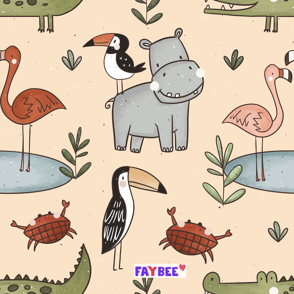 VORBESTELLUNG: Fairtrade Biojersey Tierische Freunde (GOTS)