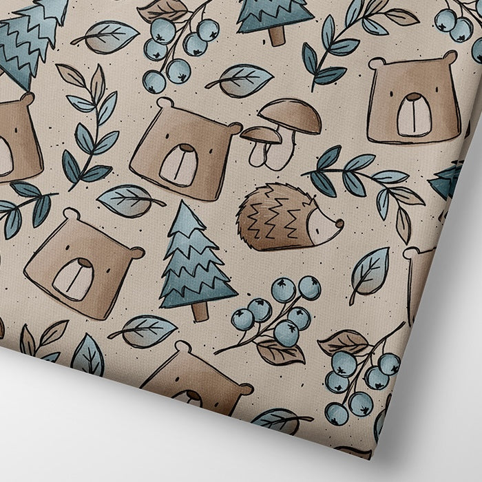 Fairtrade Biojersey Waldfreunde-Stoff-Faybee - schöne Biostoffe für Kinder in Maur bei Zürich kaufen