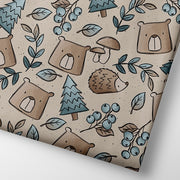 Fairtrade Biojersey Waldfreunde-Stoff-Faybee - schöne Biostoffe für Kinder in Maur bei Zürich kaufen
