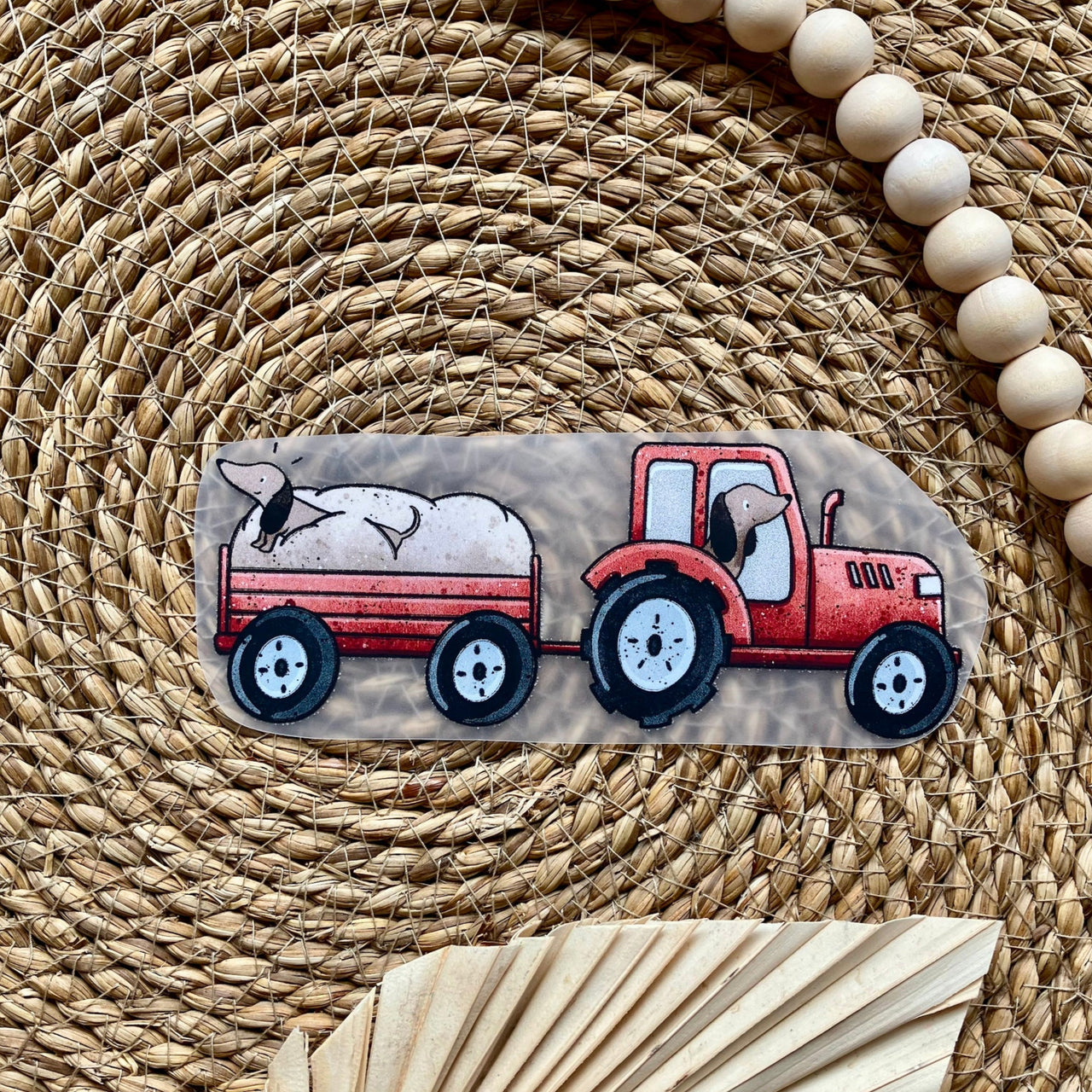 Bügelbild Bauer Wuff