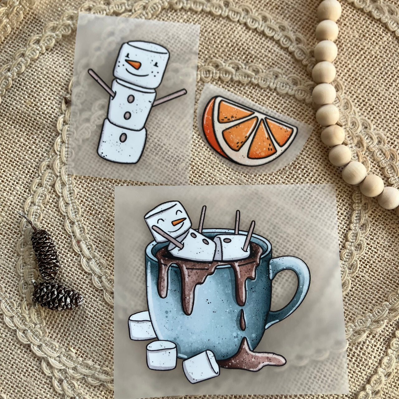 Bügelbild Hot Chocolate