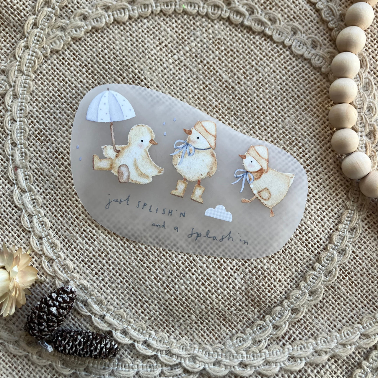 Bügelbild Splish Splash