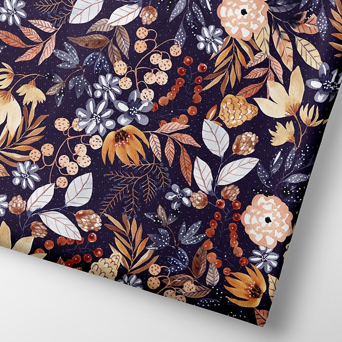 À VENIR PROCHAINEMENT : French Terry Bio Fairtrade Marine Fleurs (GOTS)