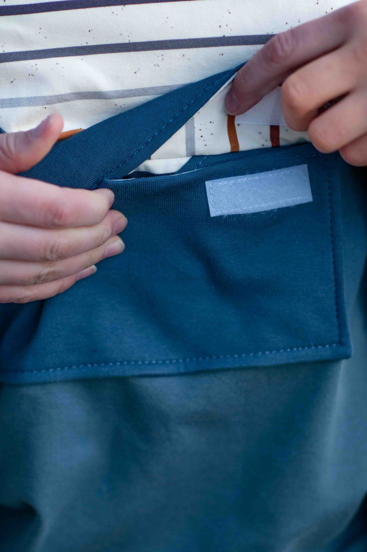 Fairtrade Bio Ballechen uni China Blue