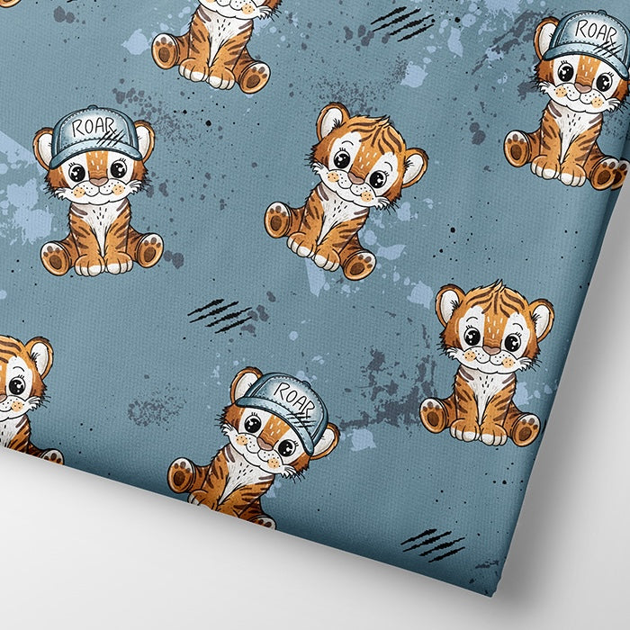 Fairtrade Biojersey Tigerchen-Stoff-Faybee - schöne Biostoffe für Kinder in Maur bei Zürich kaufen