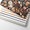 Fairtrade Biojersey Autumn bouquet anthrazit (GOTS)