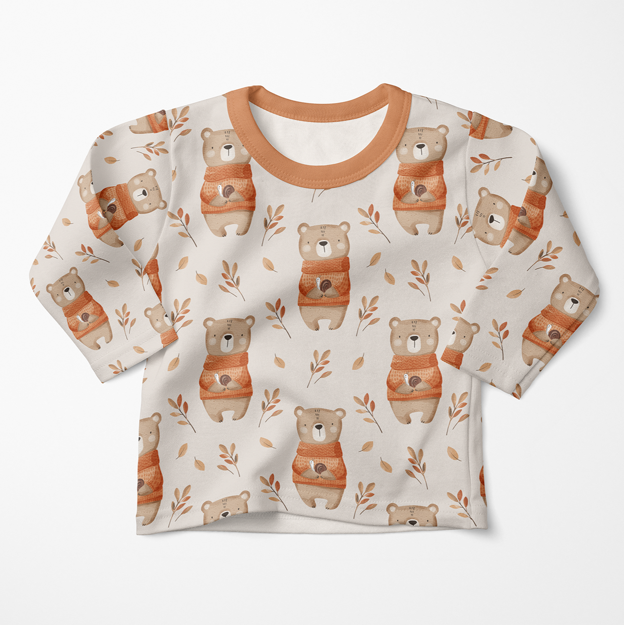 Ours en jersey bio Fairtrade d'automne (GOTS)