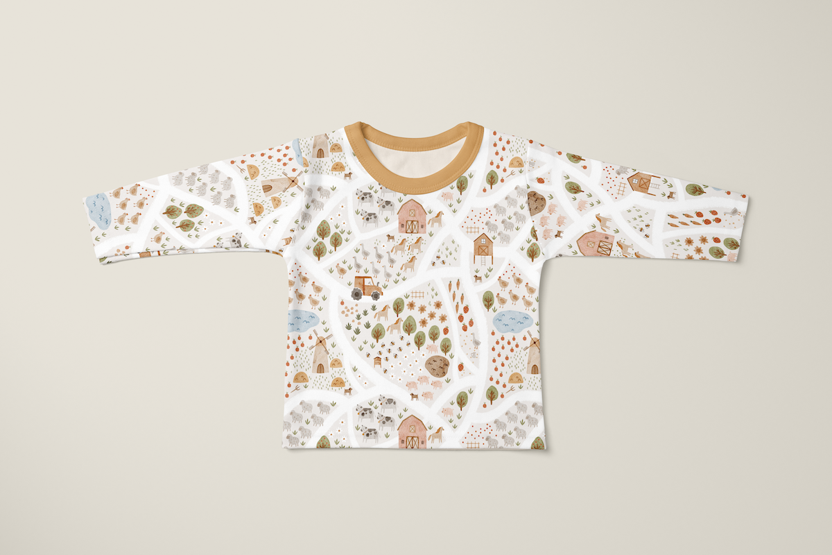 Vie à la ferme bio Fairtrade Jersey (GOTS)