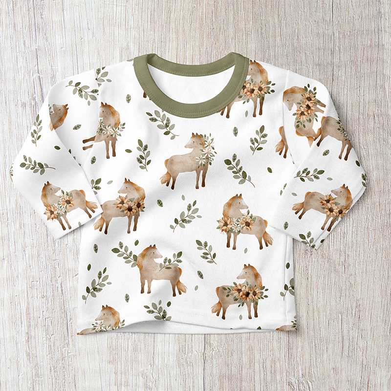 Polka Pony en jersey bio équitable (GOTS)