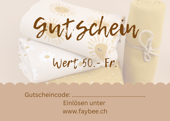 Geschenkgutschein 50.- Fr.