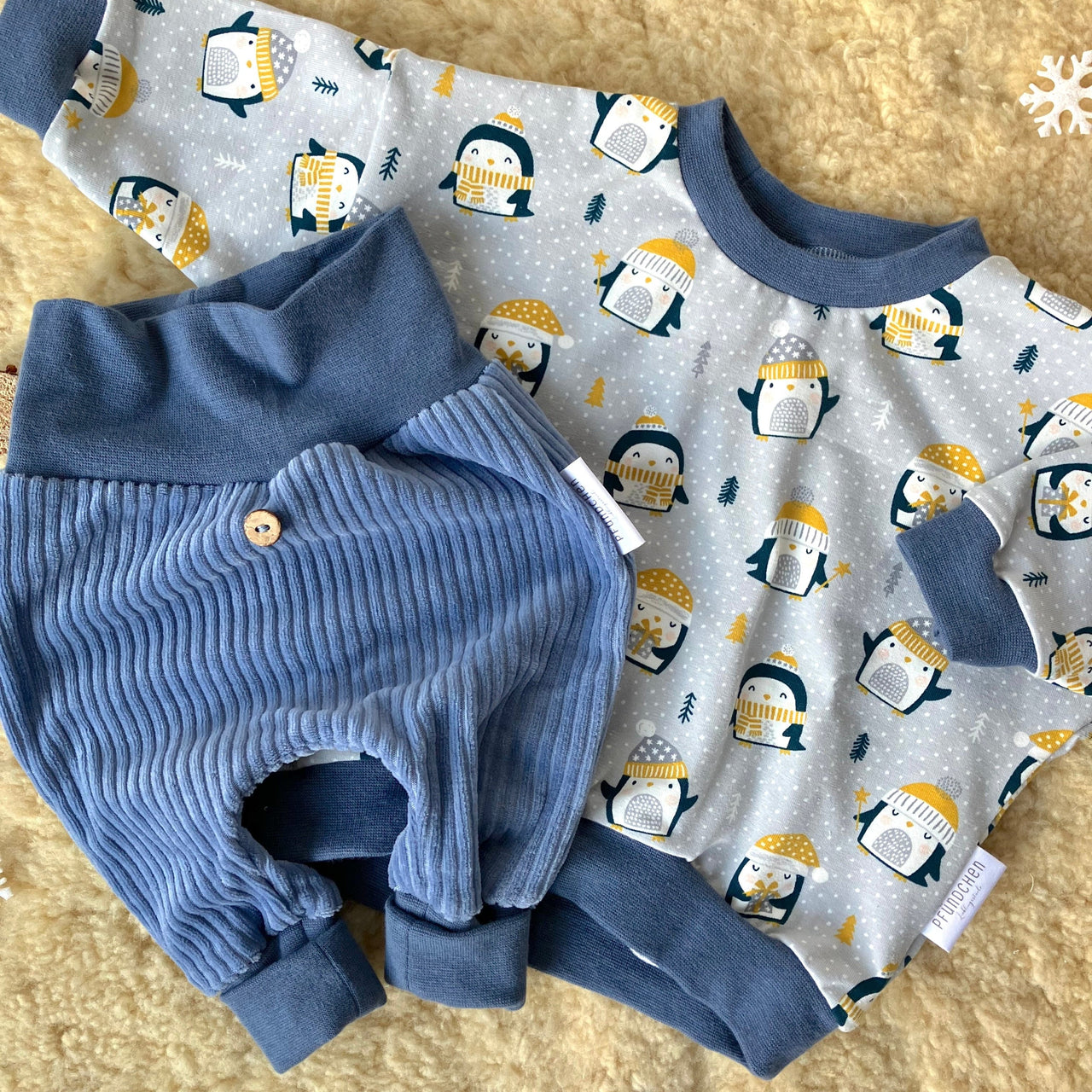 Jersey bio Fairtrade gris argenté pingouin (GOTS)