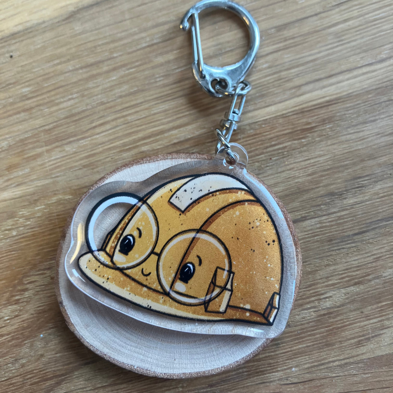 Schlüsselanhänger "Bauhelm"