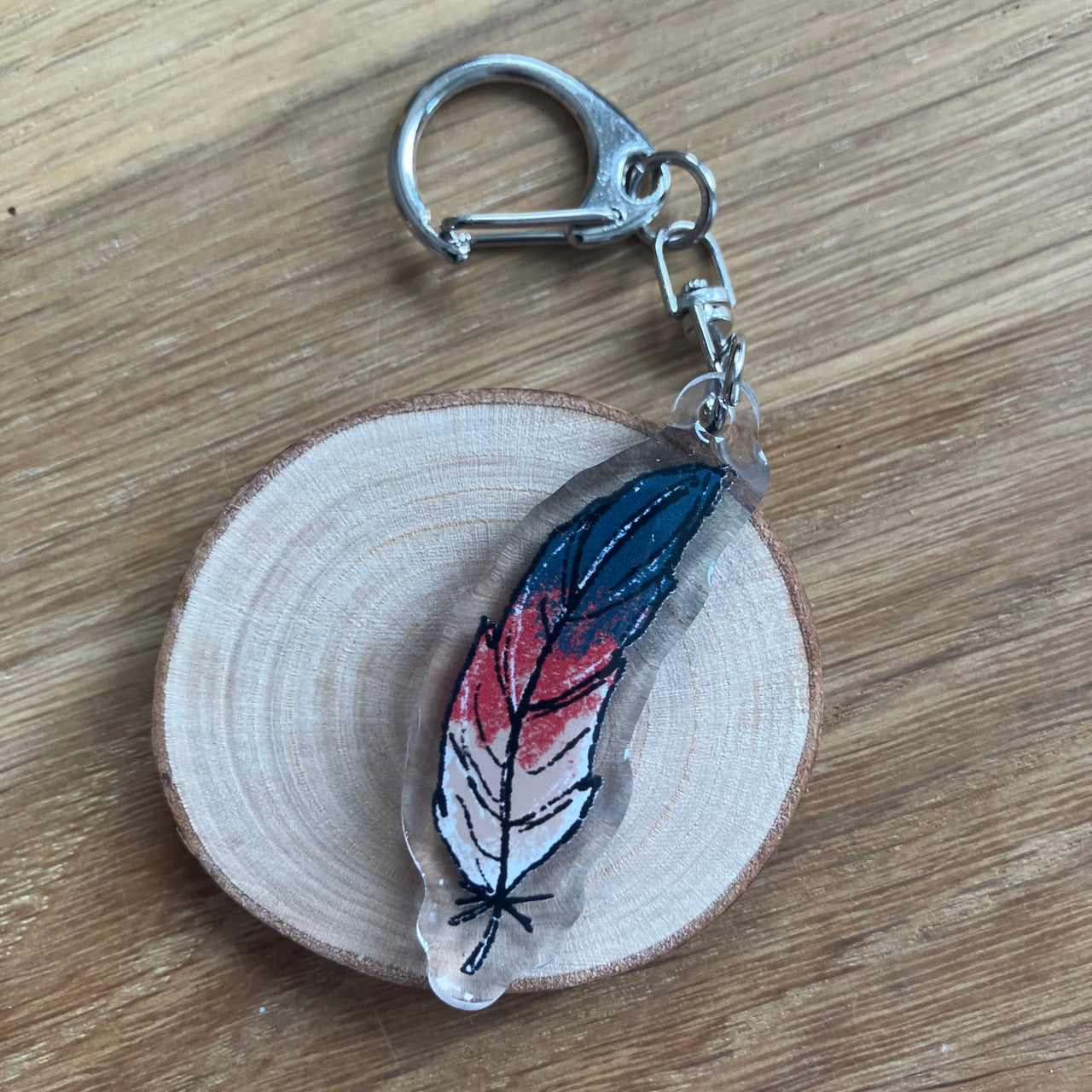 Schlüsselanhänger "Feder"