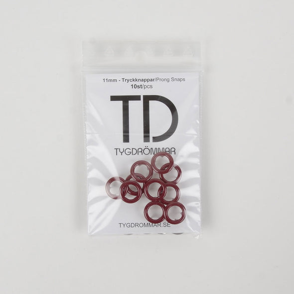 Jersey Druckknöpfe "toffee" (11 mm)