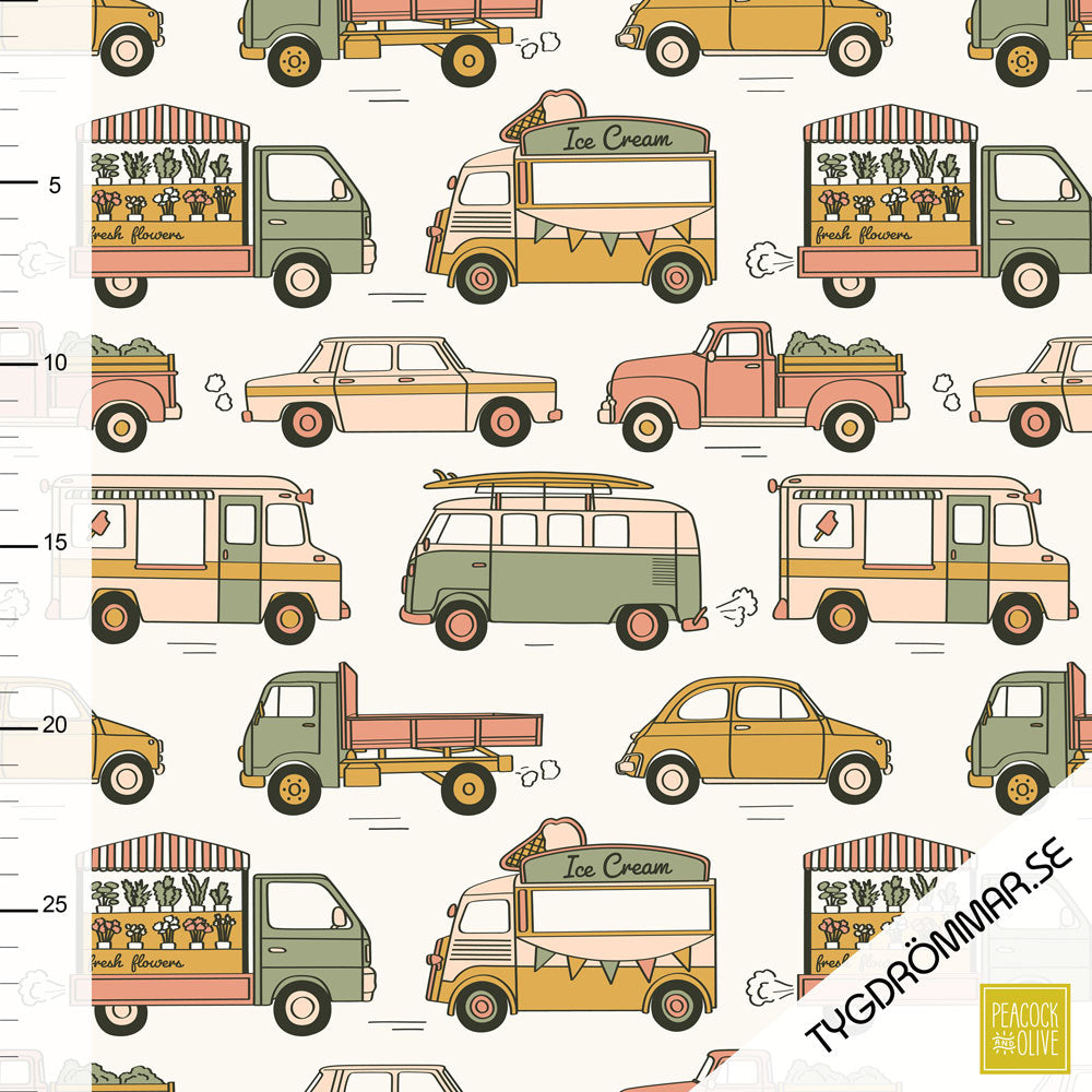 Voitures pastel bio équitables