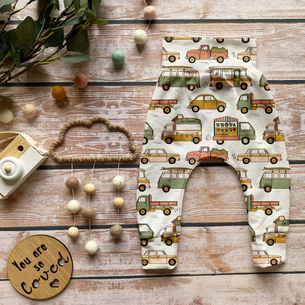 Voitures pastel bio équitables