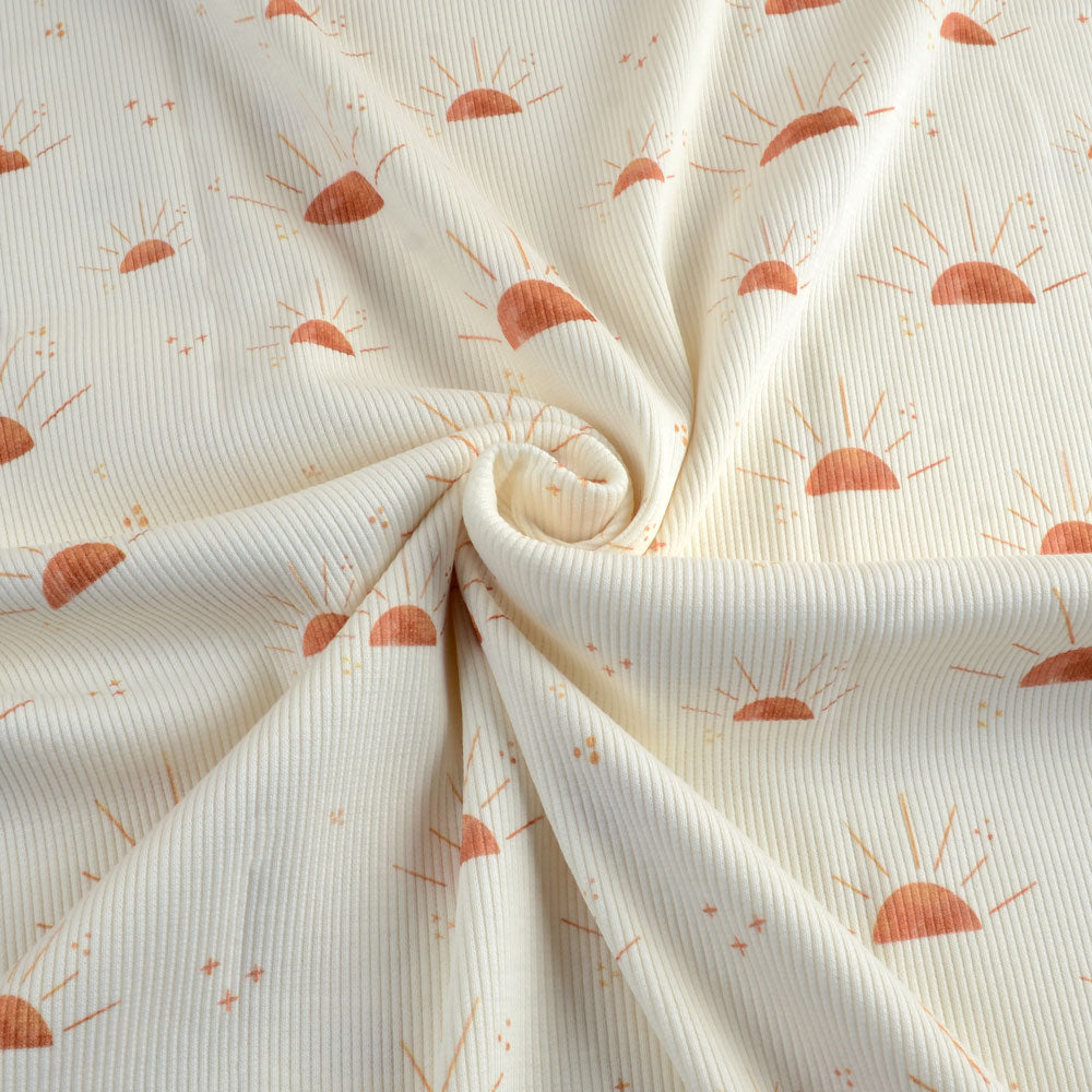 Jersey côtelé bio équitable