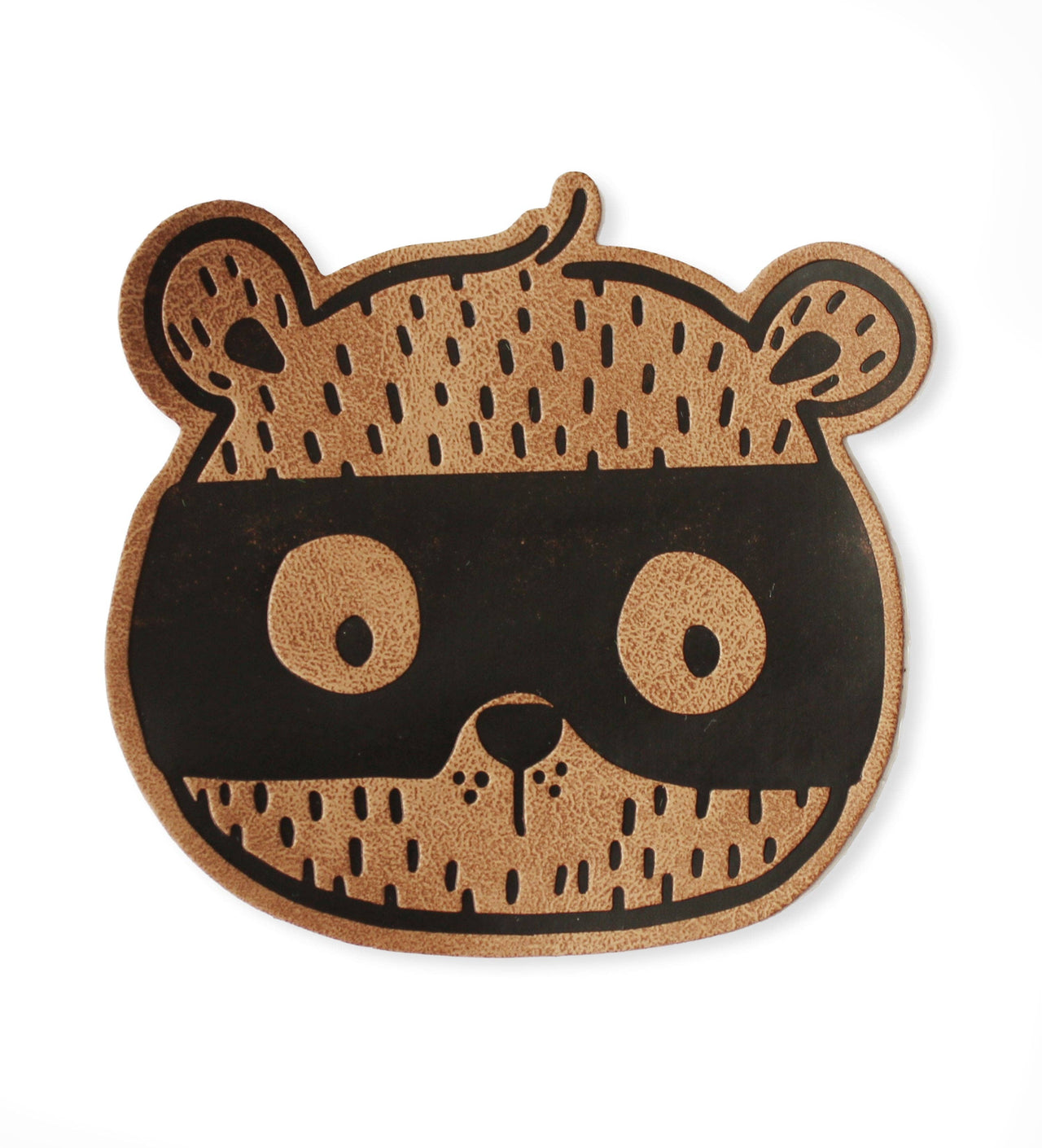 Kunstlederlabel - superbär *iron-on*