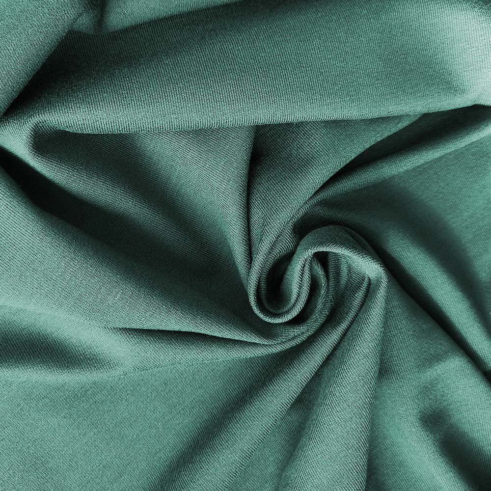 poussière de jersey de bambou biologique équitable vert